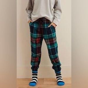 NWT Aerie Flannel Pajama Jogger Holiday Christmas Plaid XS